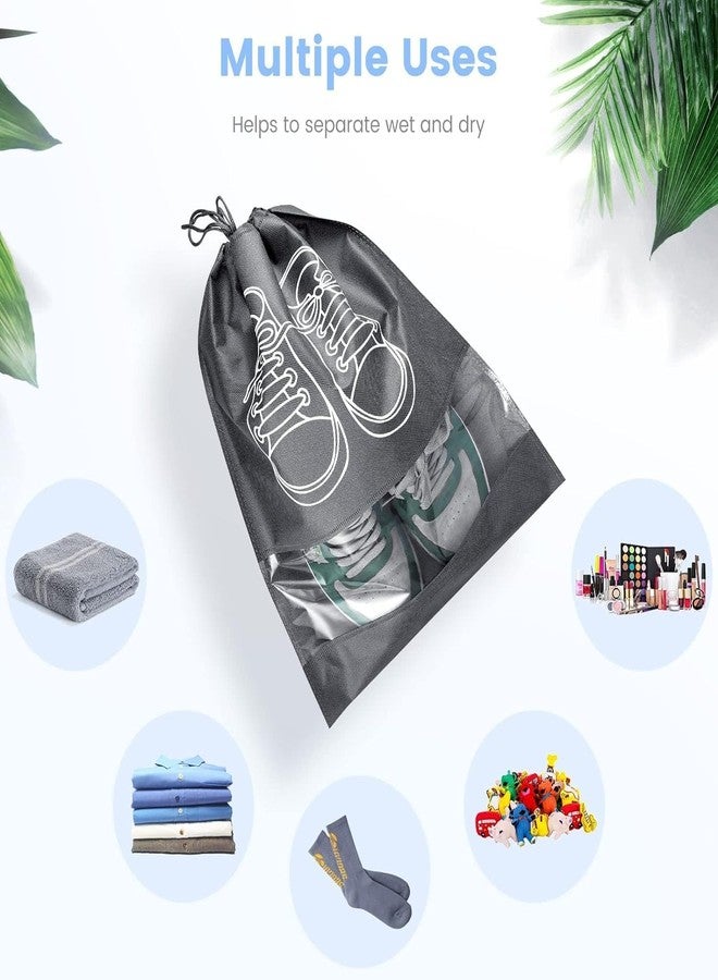 BELAYA Travel and Storage Shoe Bag Travel Planner for Men and Women Accessories for Travel an Organiser for Shoes Travel Essentials: Transparent Travel Shoe Covers (20) - Image 5